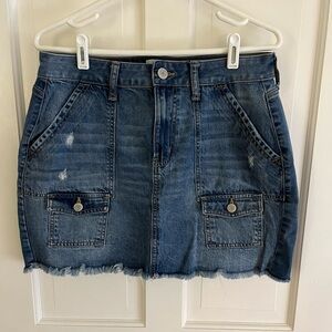 So Cargo Jean Skirt Size 31